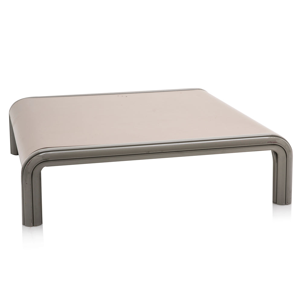 Grey 80's Square Coffee Table