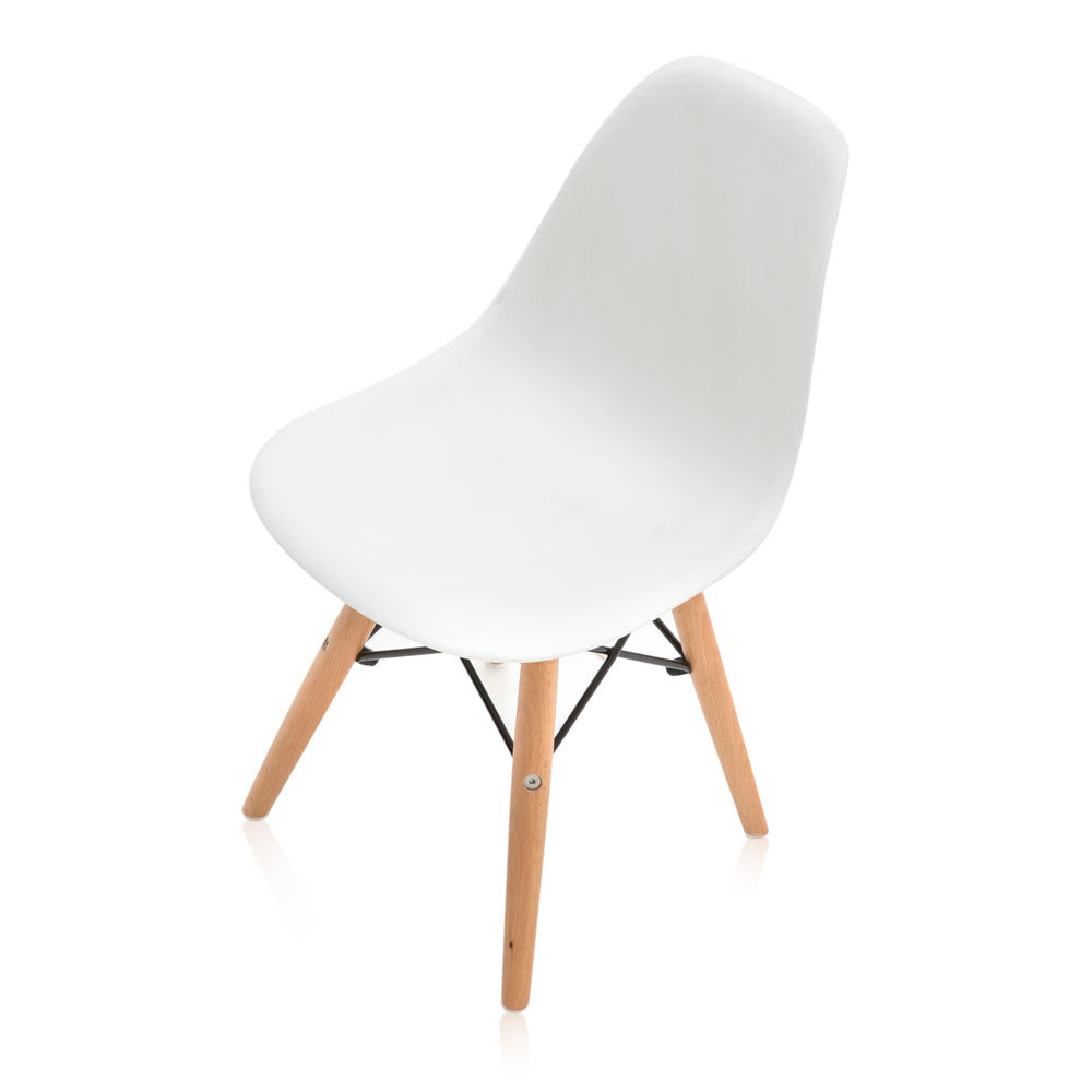 White Kids Size Shell Chair