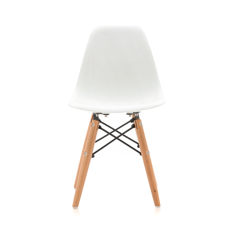 White Kids Size Shell Chair
