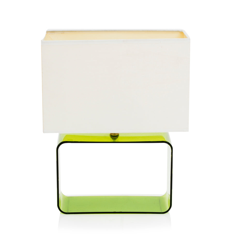 Green Plexi Table Lamp