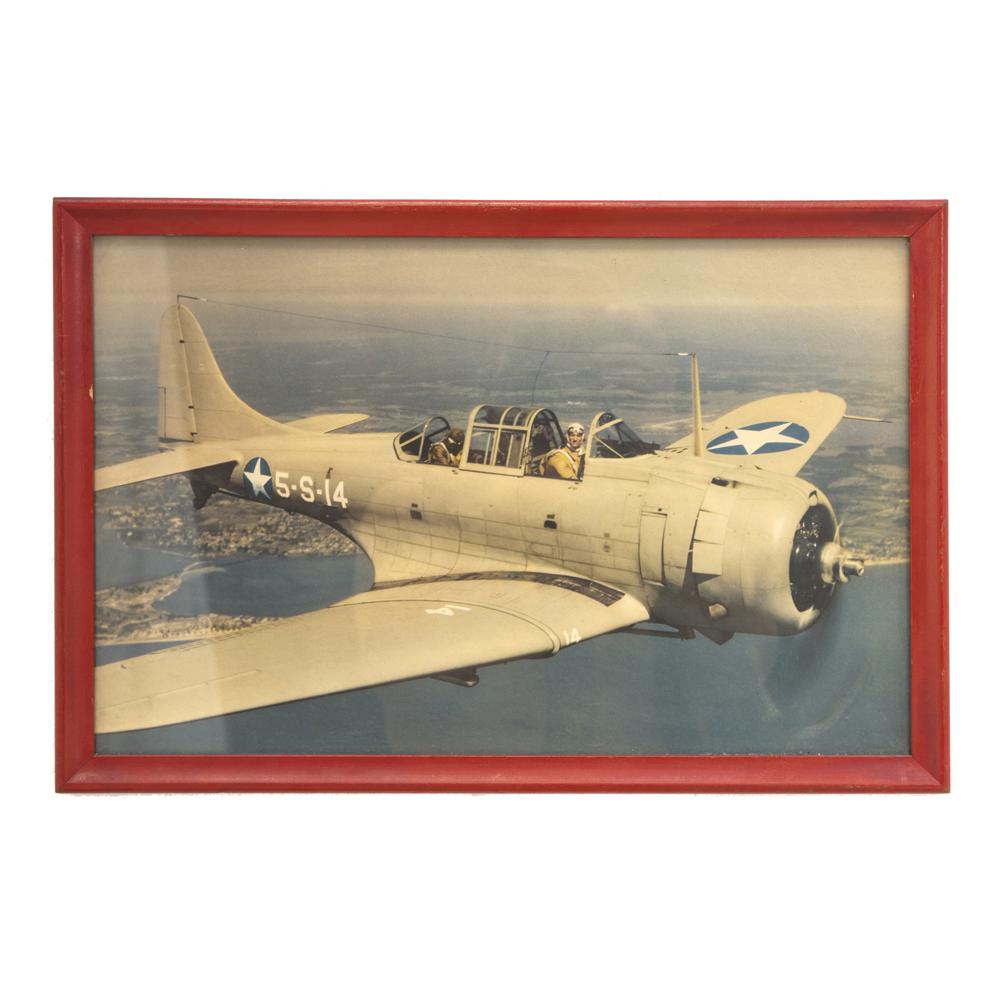 Photograph of WWII Era Fighter Plane