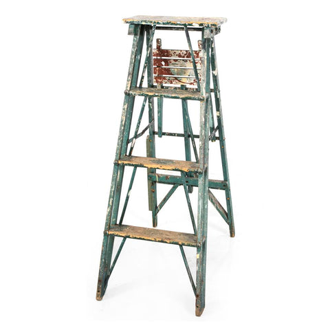 Paint Splattered Wooden Ladder