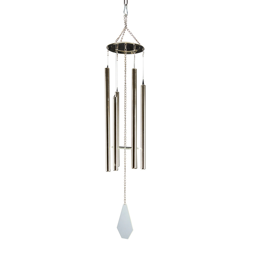 Silver Outdoor Wind Chime
