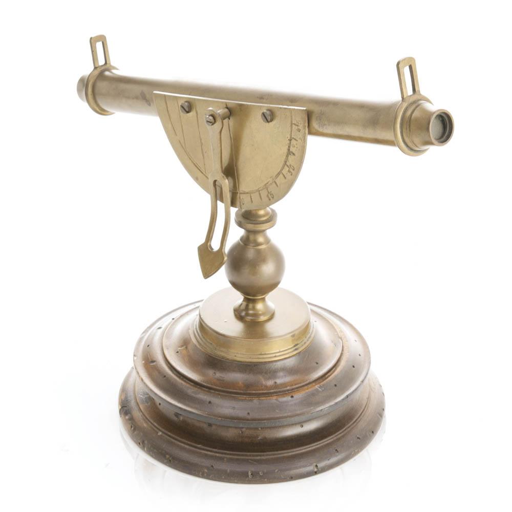 Small Brass Sextant -Navigation Instrument