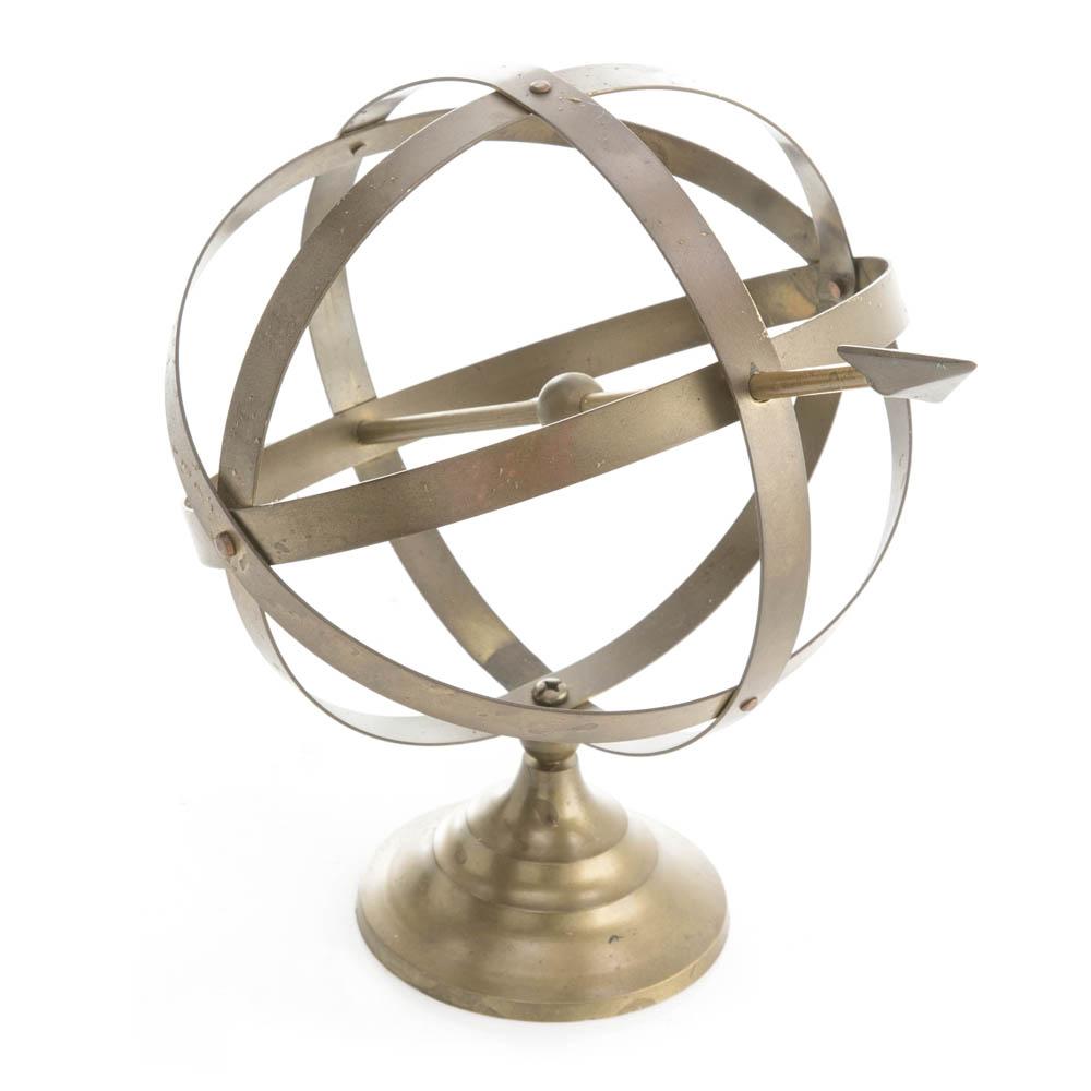 Silver Metal Armillary Sphere