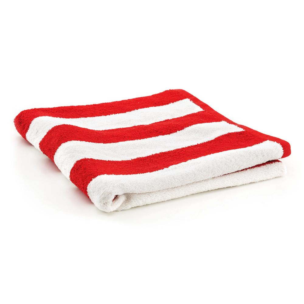 Red/ White Beach Towel
