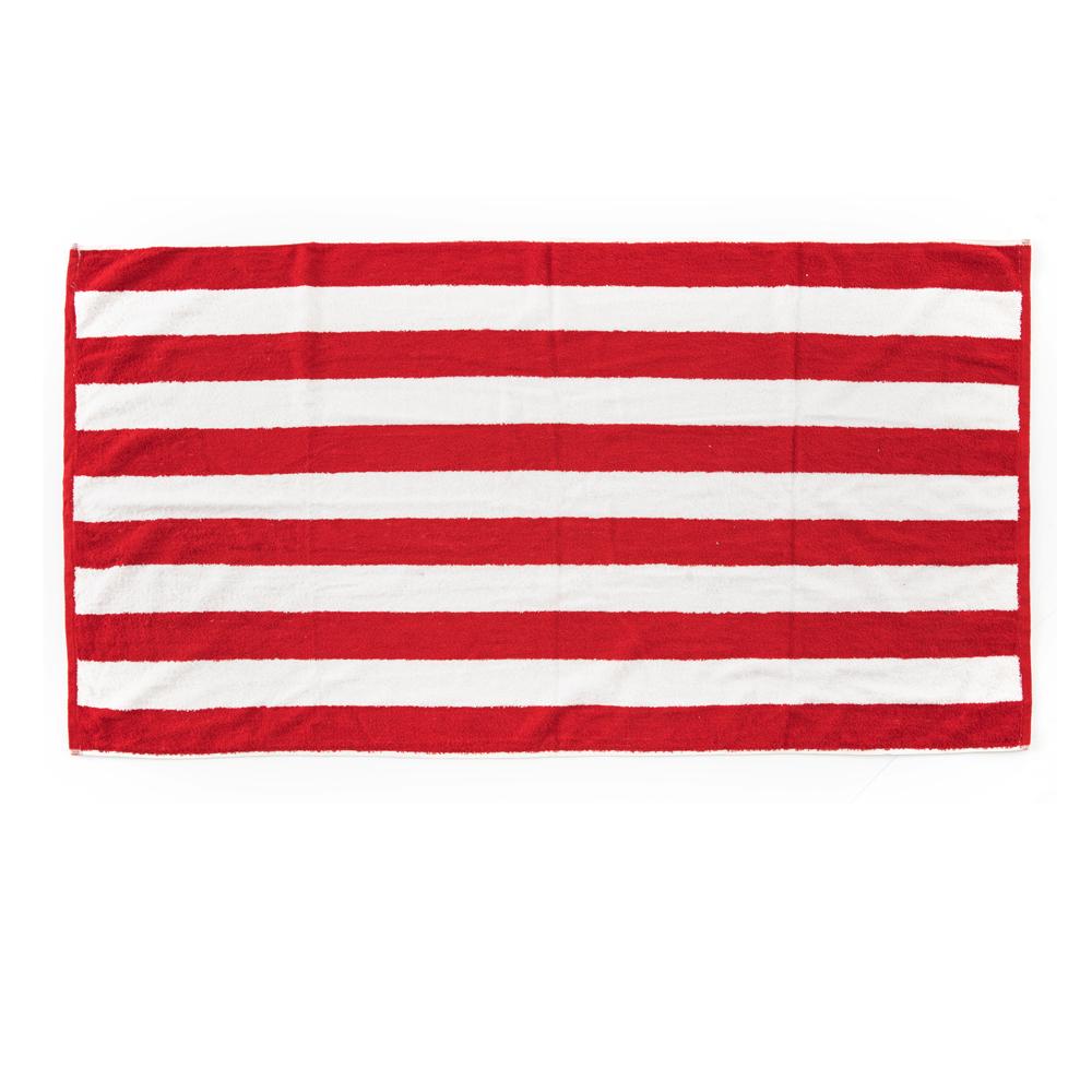 Red/ White Beach Towel