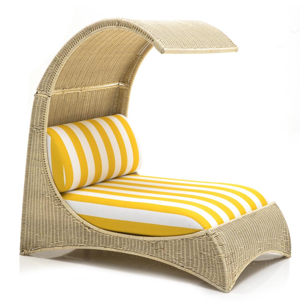 Outdoor Wicker Double Chaise