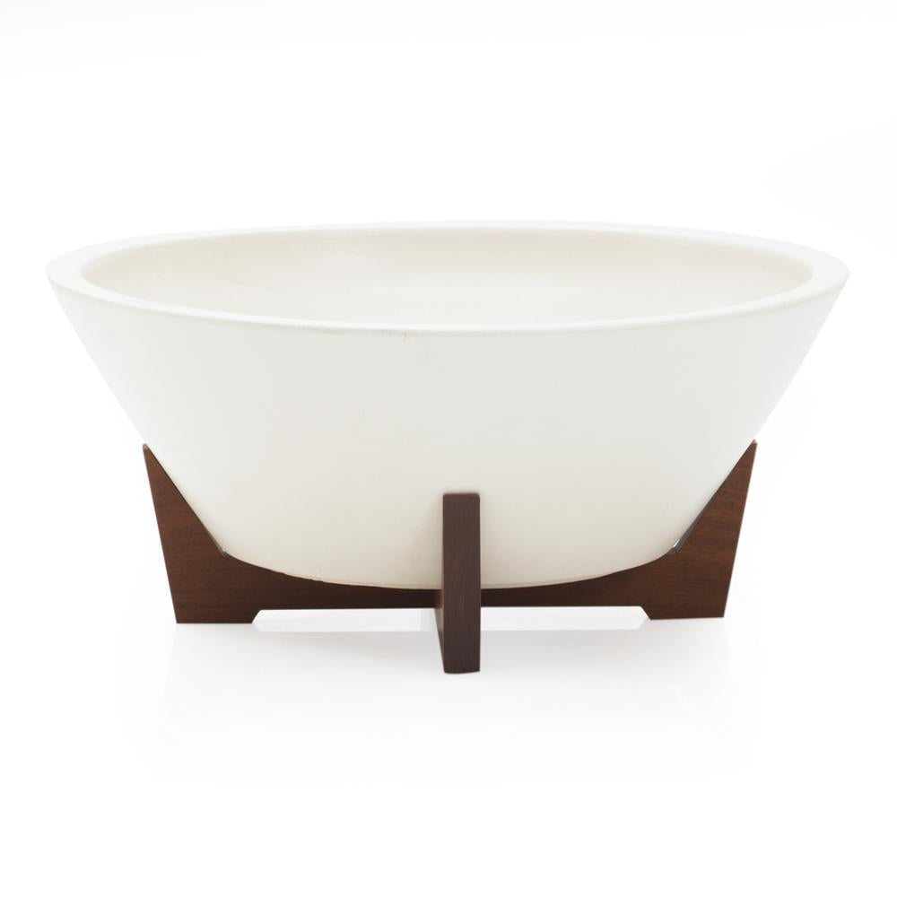 Case Study Ceramic Wok with Wood Stand