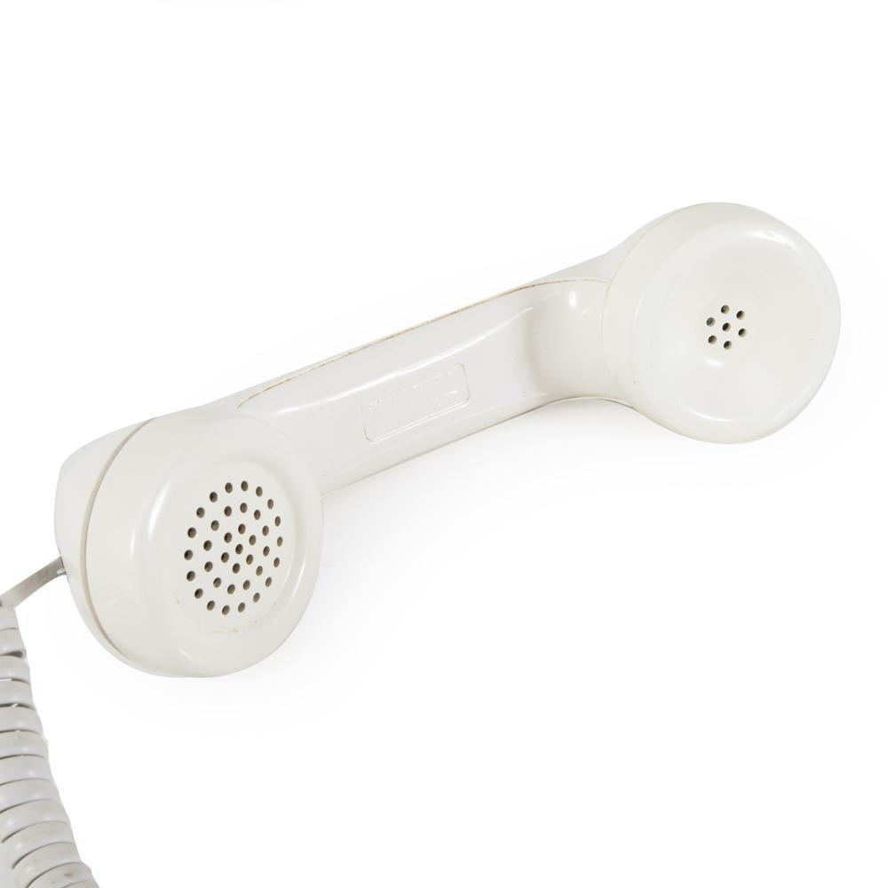 White Rotary Phone