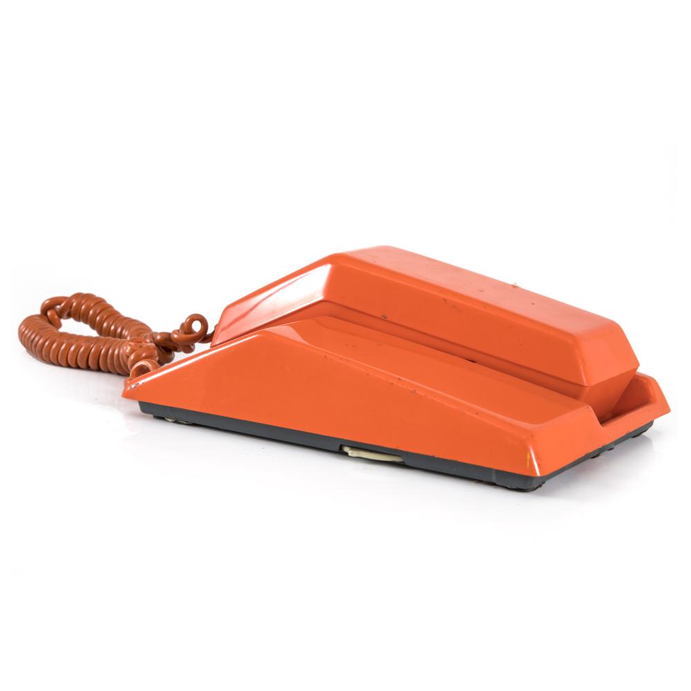 Orange Modern Rotary Phone