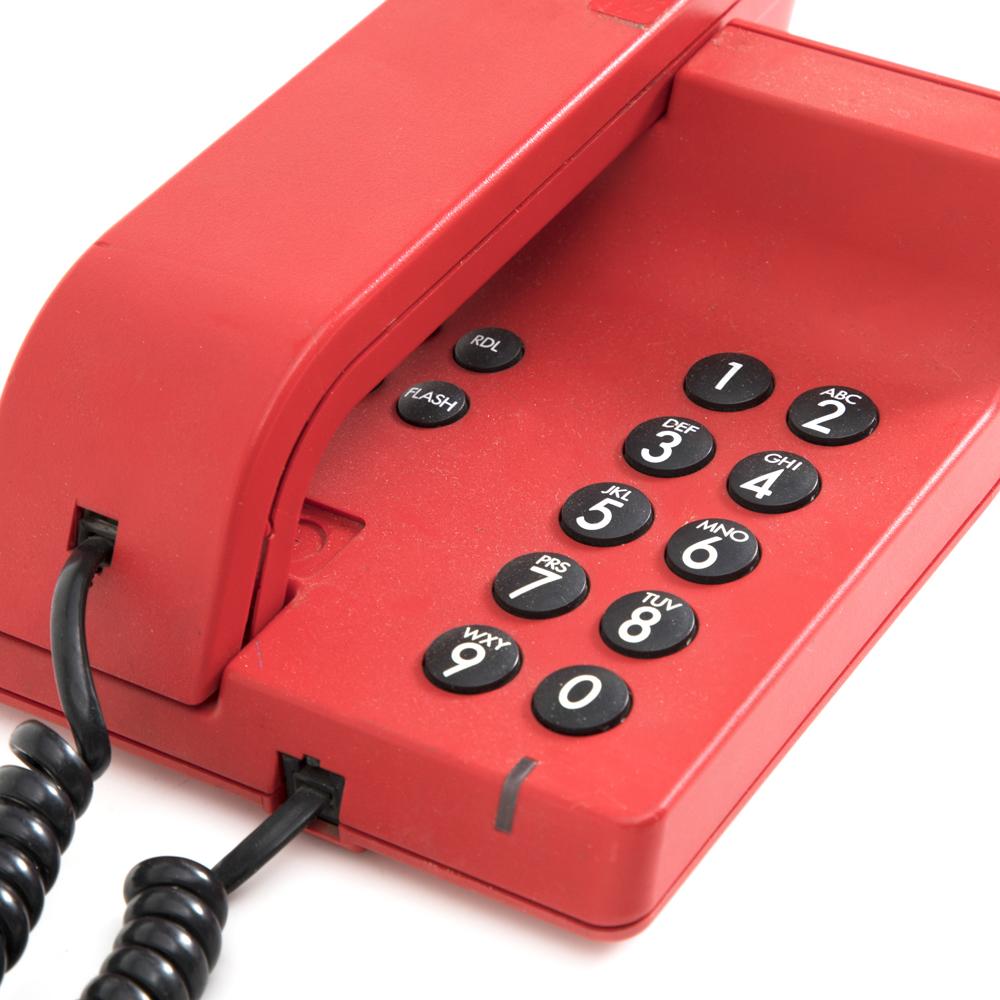 Red Minimalist Modern Phone