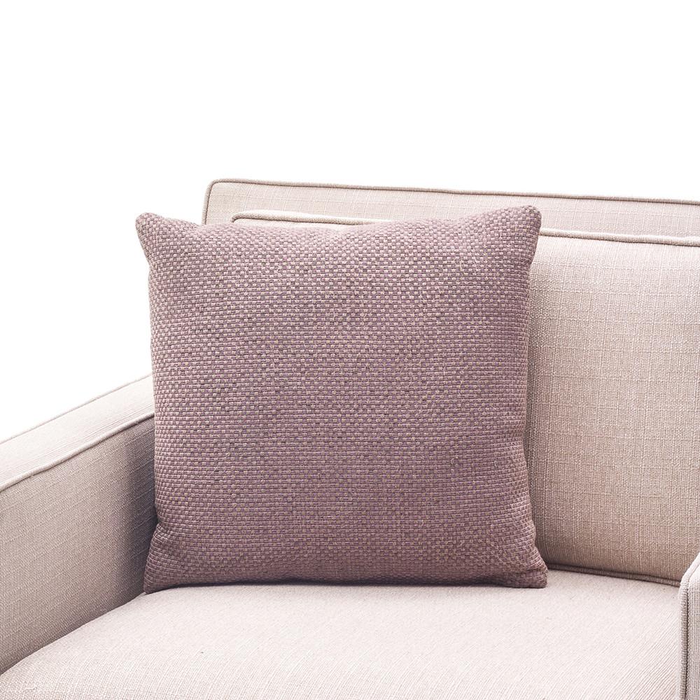 Light Purple Textured Woven Pillow