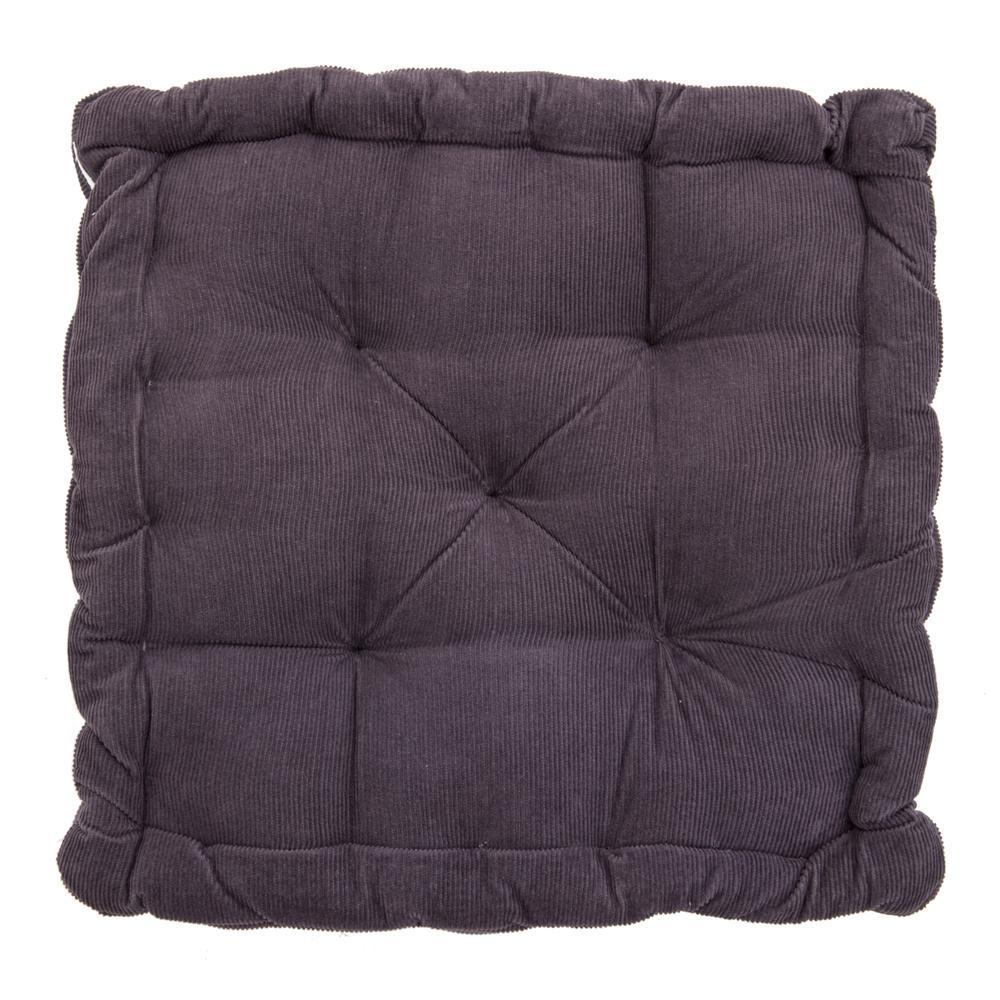 Purple Corduroy Square Floor Pillow