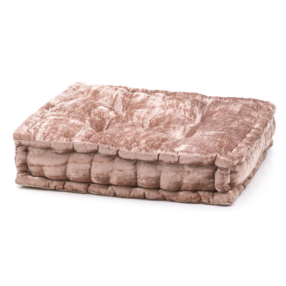 Pink Velvet Floor Pillow