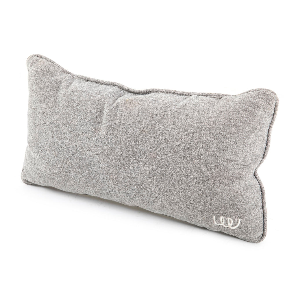 Grey Reversible Lumbar Pillow