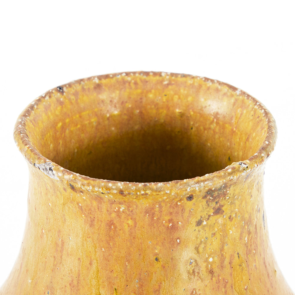 Tan Drip Glaze Vase (A+D)