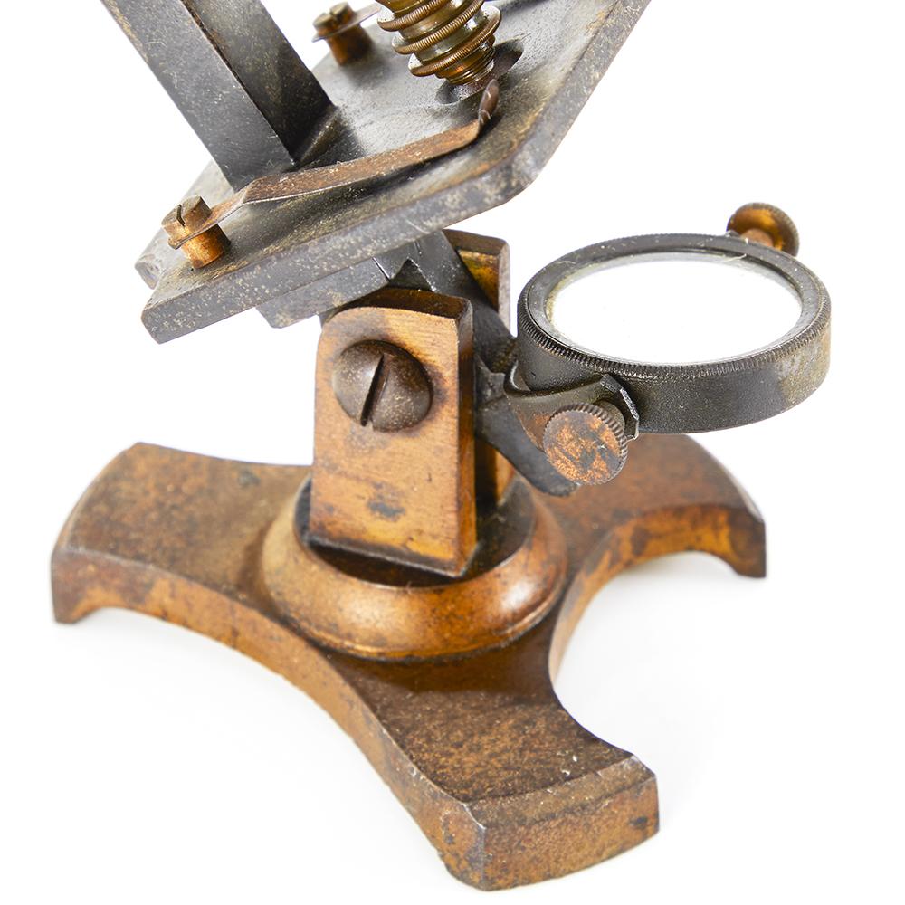 Copper Rustic Microscope (A+D) - Gil & Roy Props