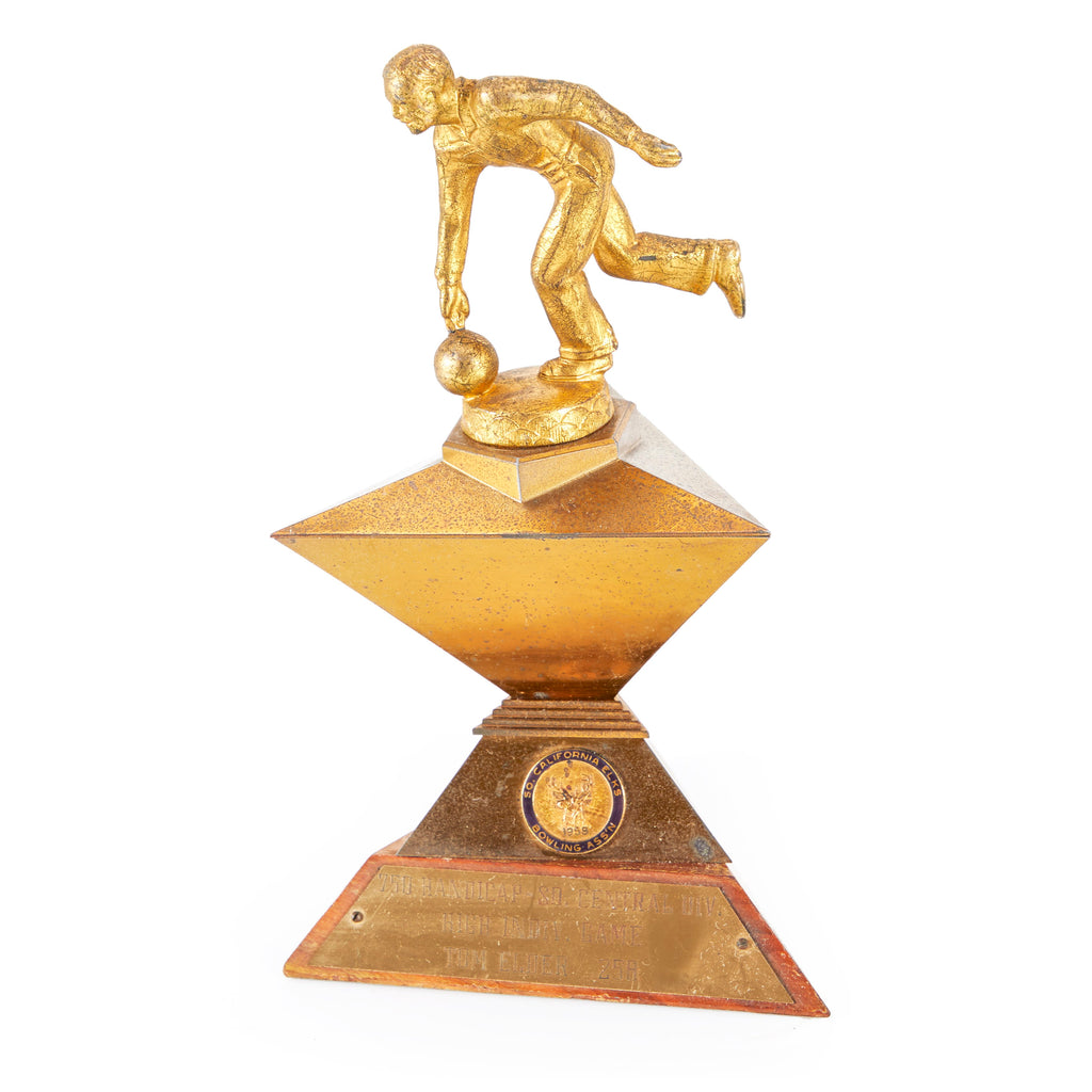 Gold 1958 Bowling Trophy (A+D)