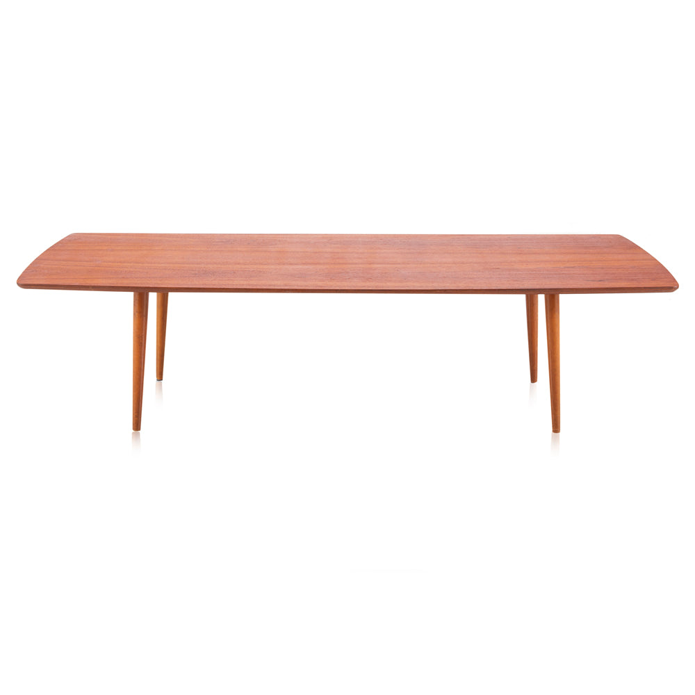 Mid Century Long Rectangle Coffee Table