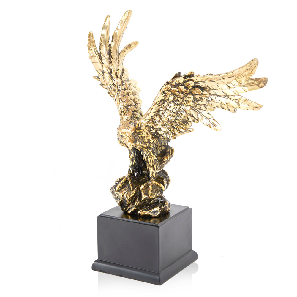 Gold Eagle Sculpture