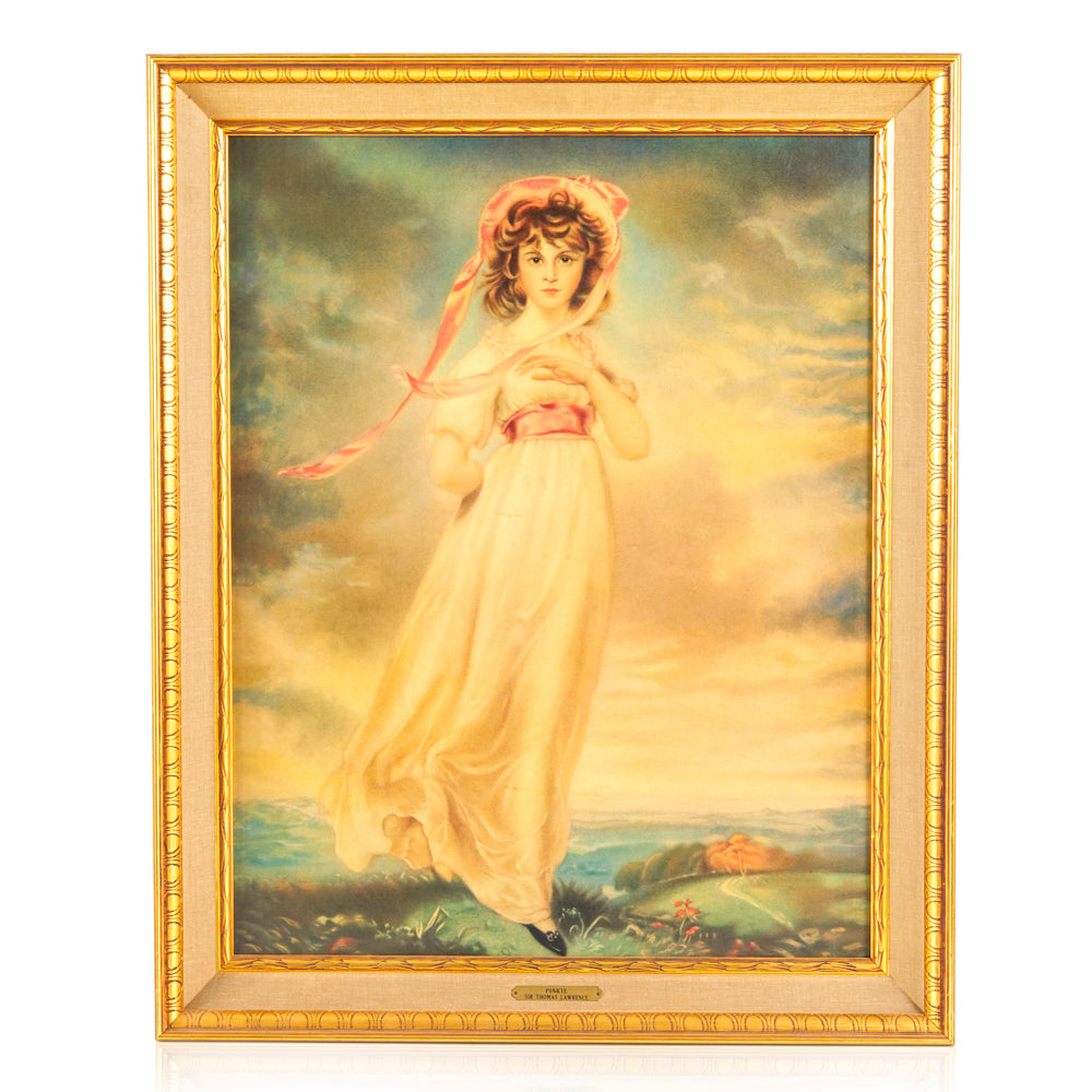 Rococo Oil Painting of Girl