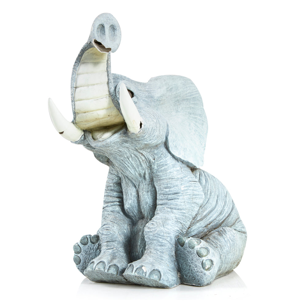 Grey Elephant Piggy Bank
