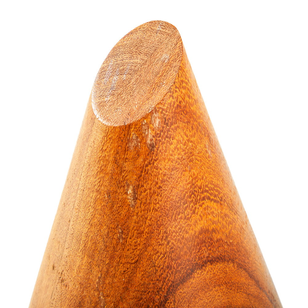 Set of 3 Wooden Cones