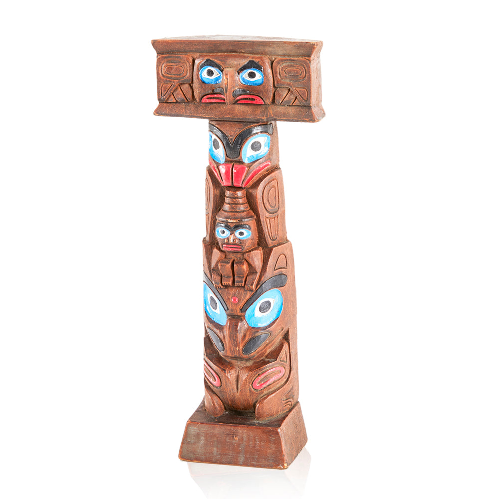 Wood Short T-Shaped Totem Pole
