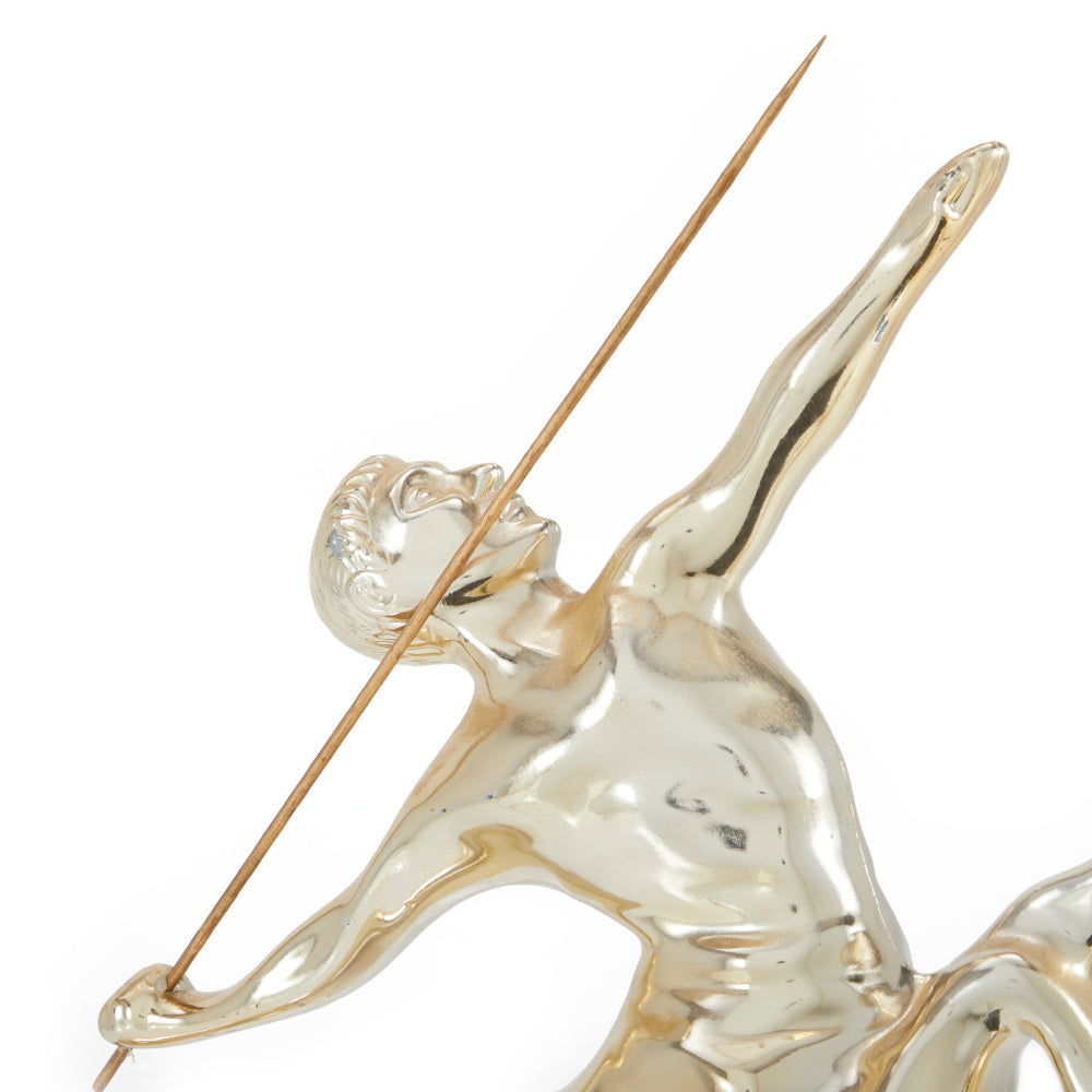 Shiny Gold Centaur Sculpture