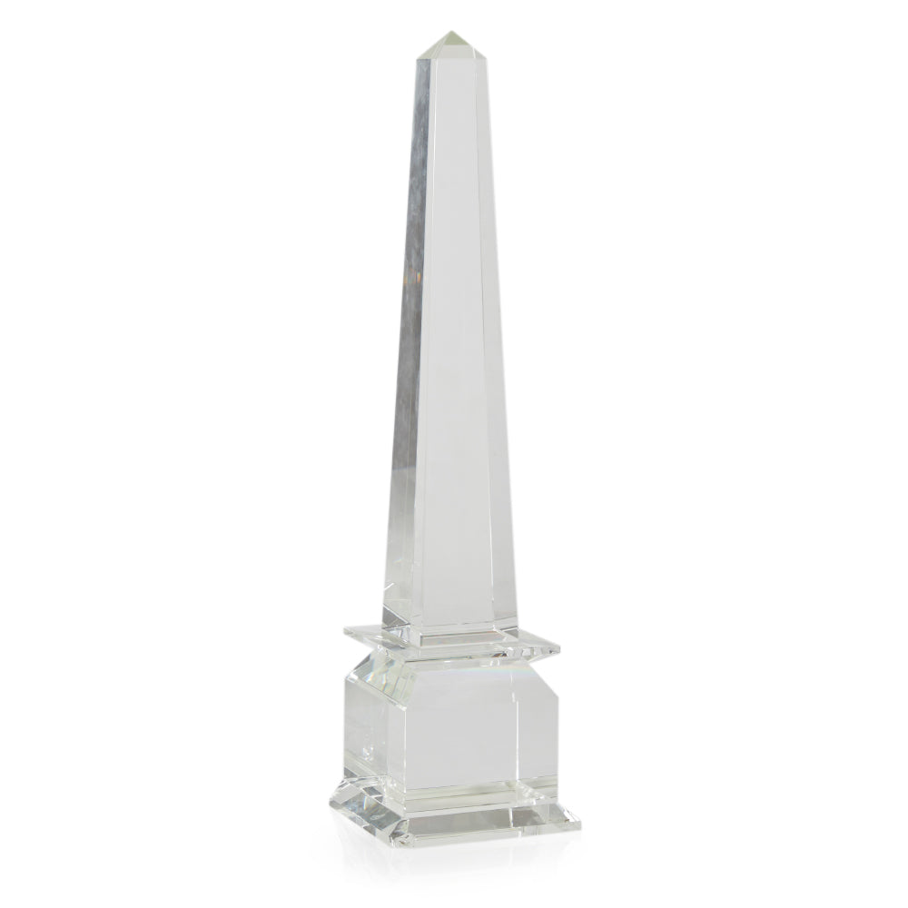 Heavy Glass Smooth Obelisk