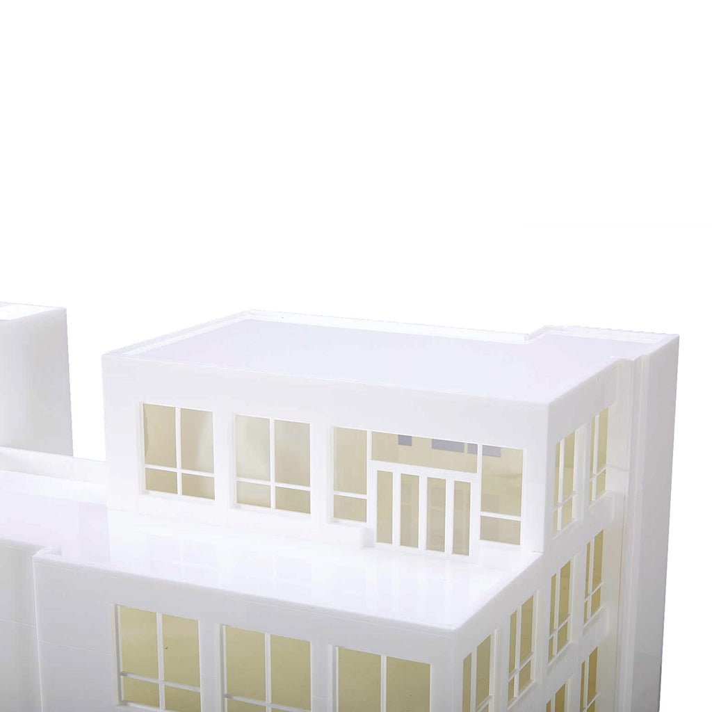 White Architectural Model of Building