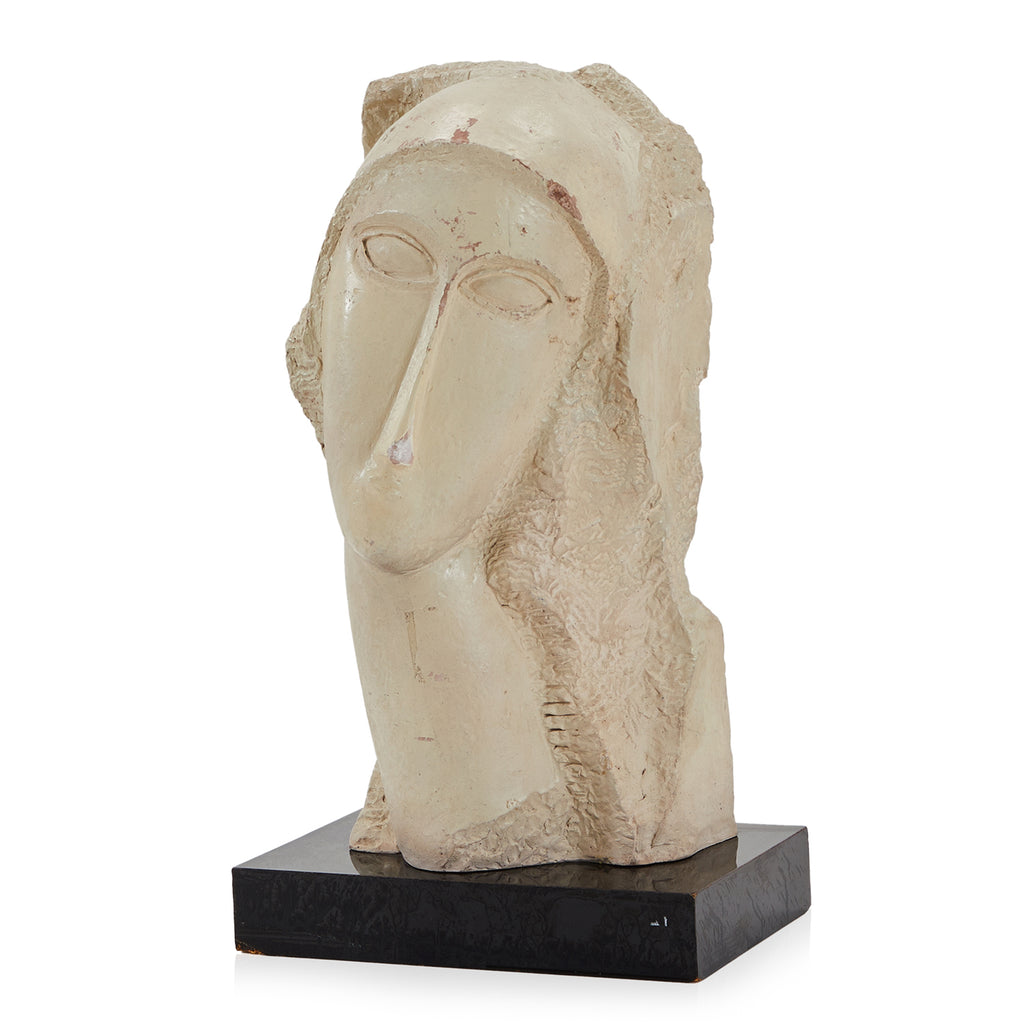 Modigliani-Style Female Bust