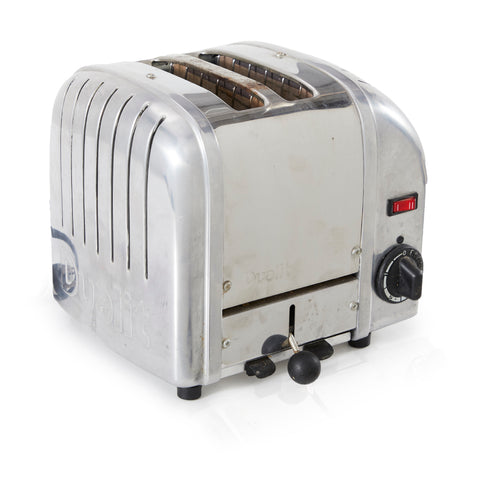 Silver Multi-Knobbed Vintage Toaster
