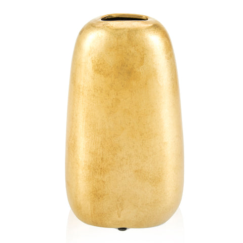 Gold Oval Vase (A+D)