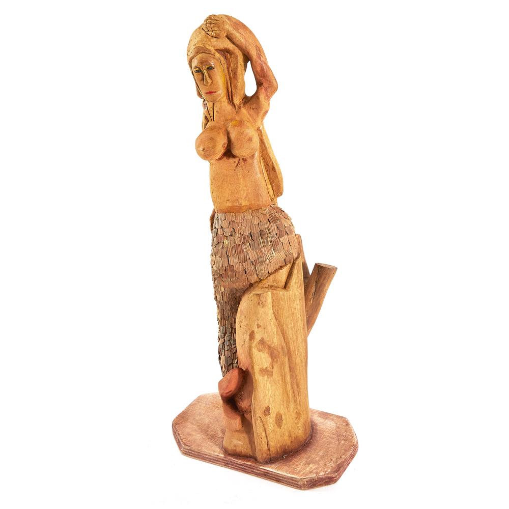 Wood Light Mermaid Figurine (A+D)