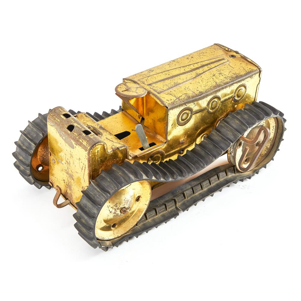 Gold Toy Tractor (A+D)