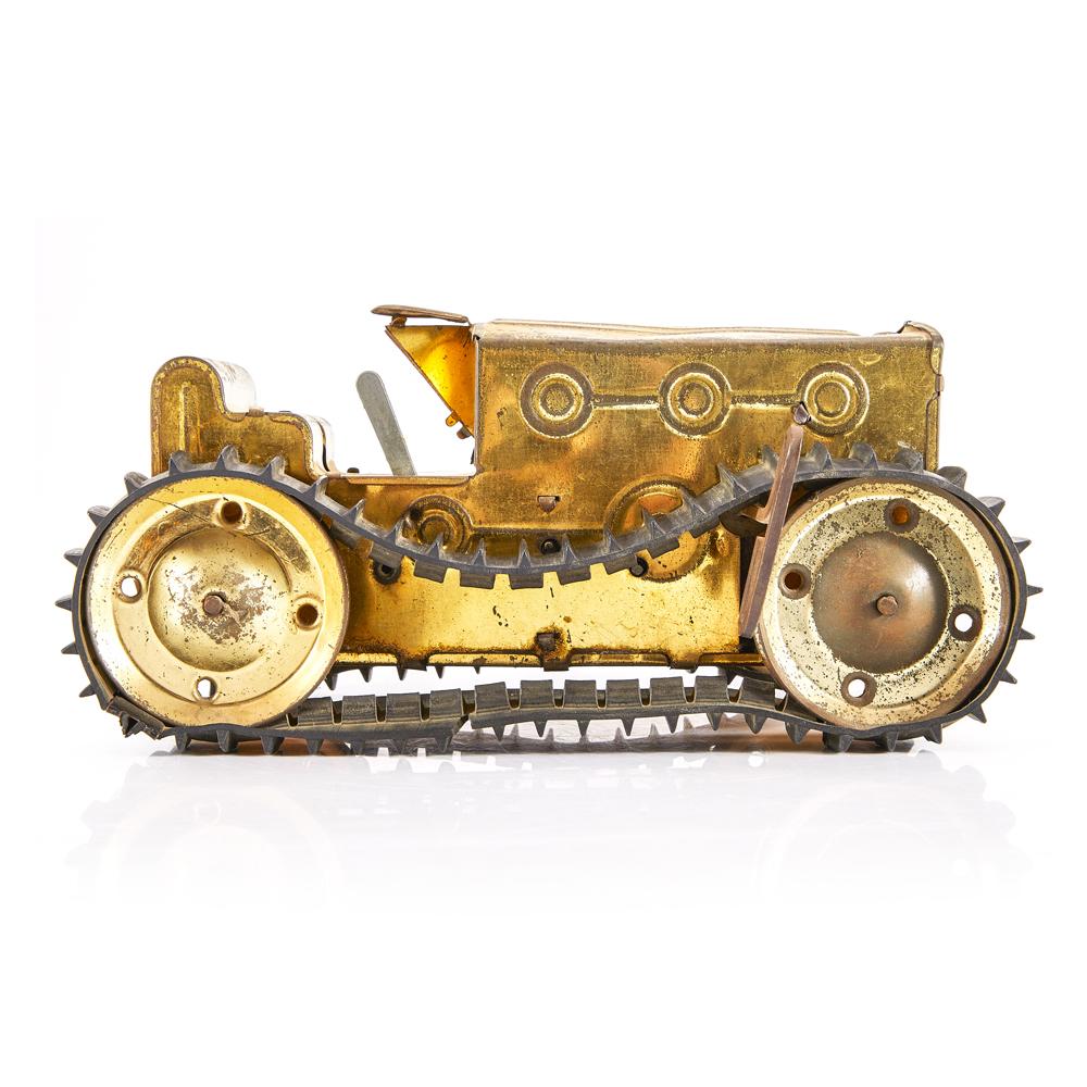 Gold Toy Tractor (A+D)