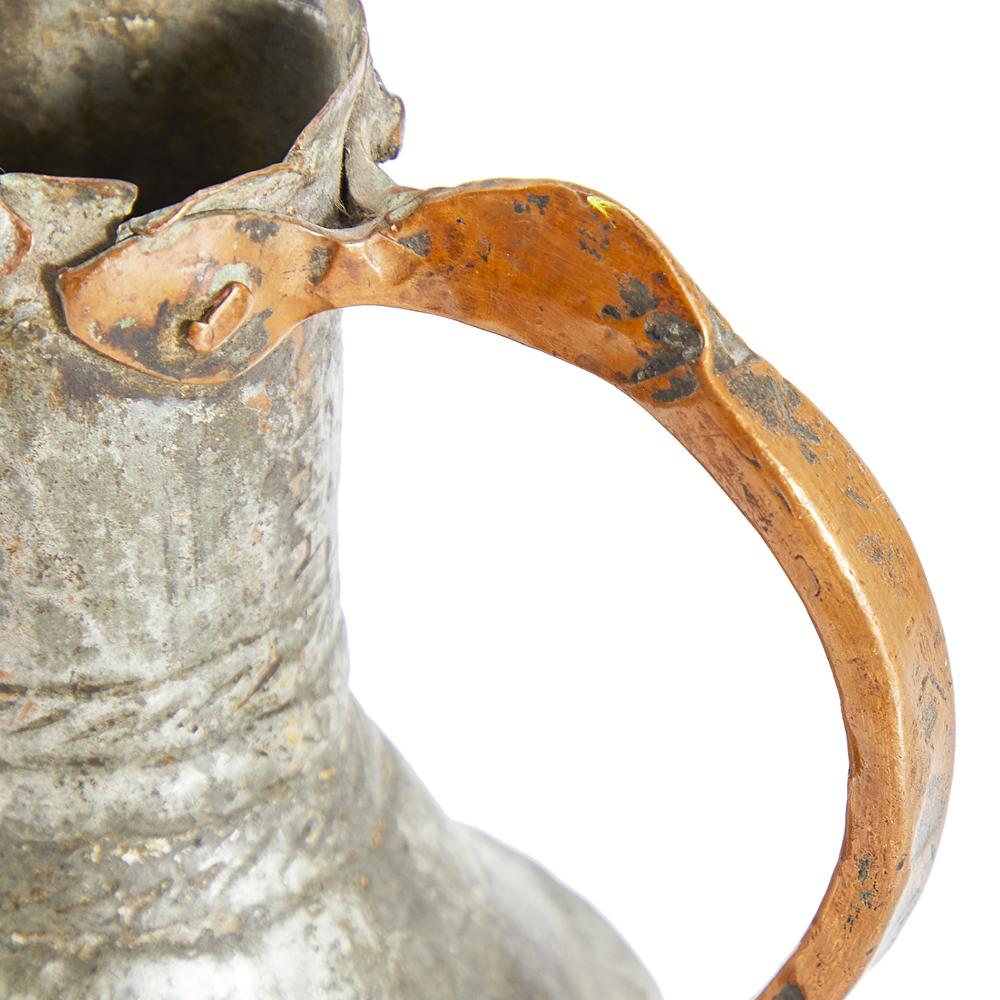 Silver Metal Antique Jug (A+D)