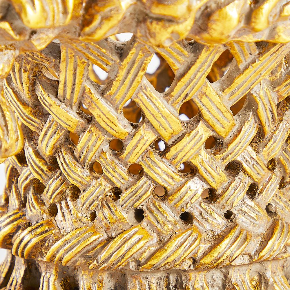 Golden Decorative Basket (A+D)