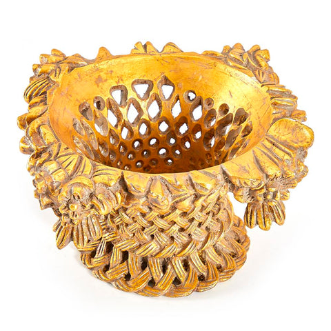 Golden Decorative Basket (A+D)