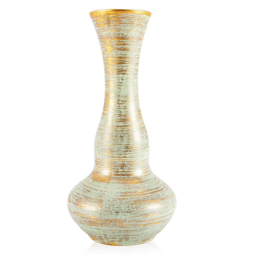 Gold & Green Vase (A+D)