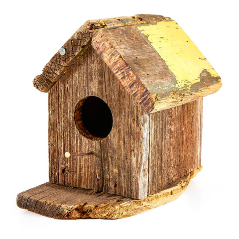 Wood Dark Bird House (A+D)