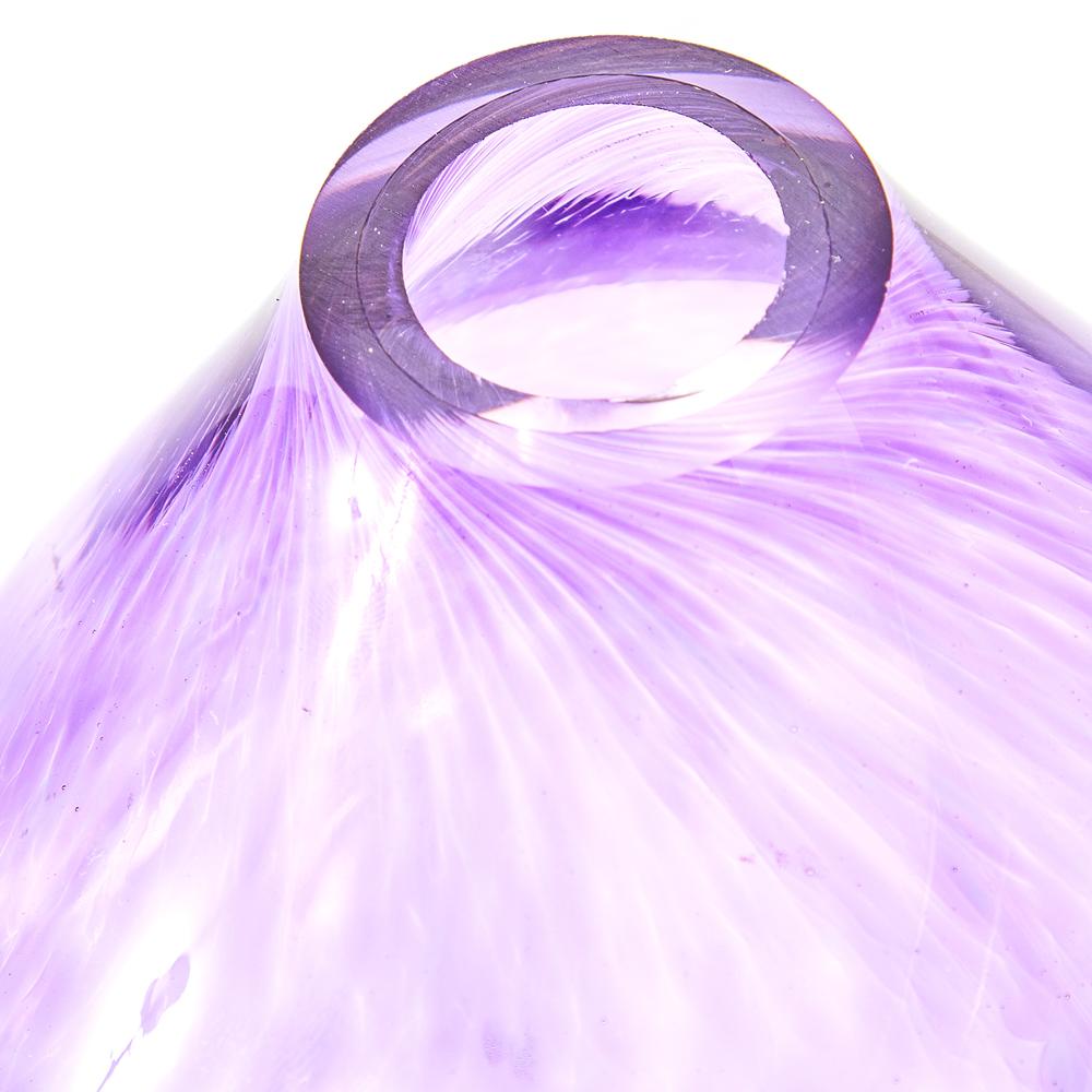Purple Glass Vase (A+D)