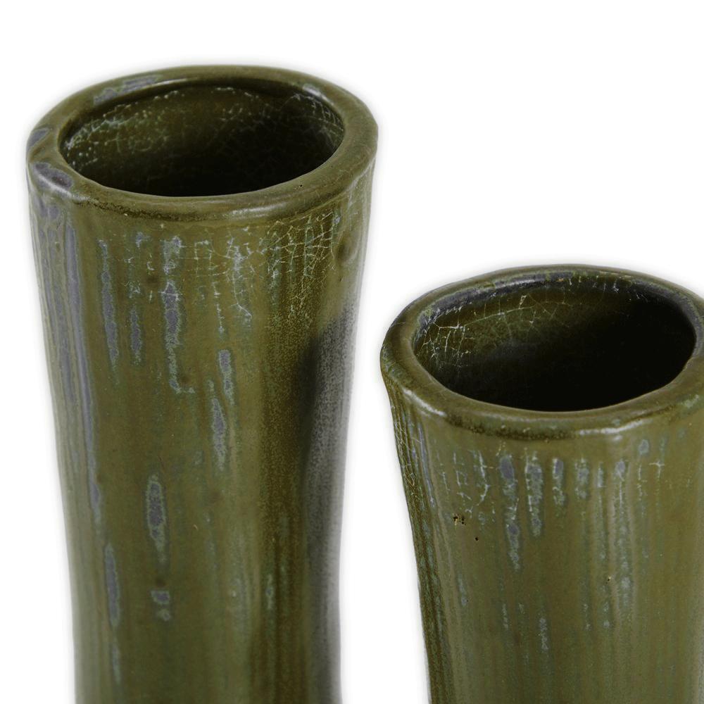 Green Ceramic Coral Vase (A+D)