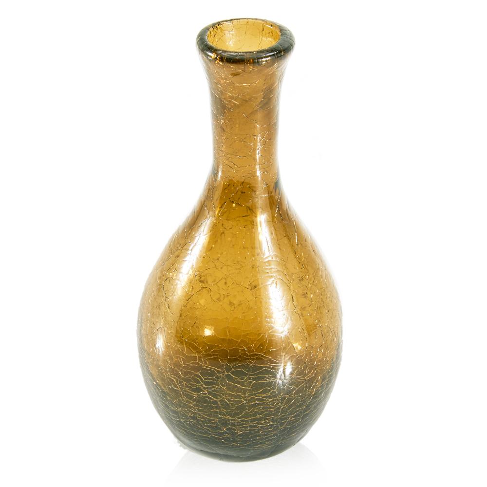 Orange Tempered Glass Vase (A+D)