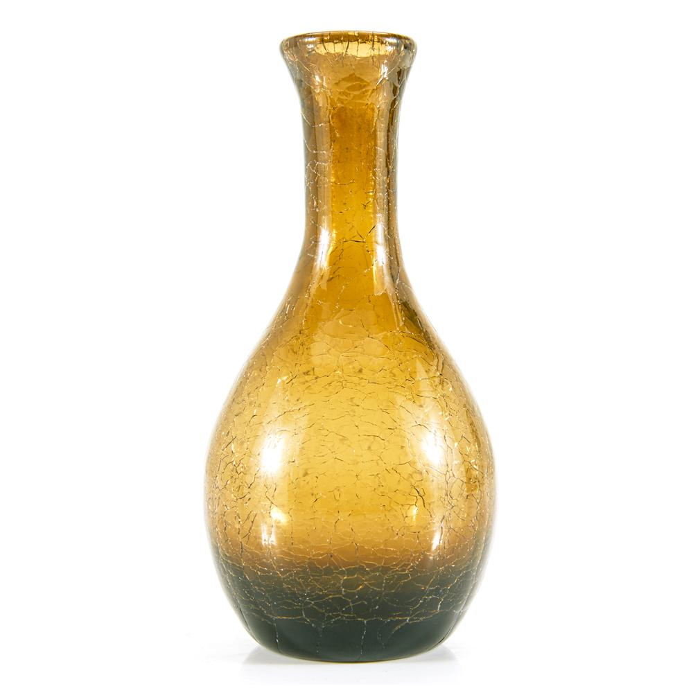 Orange Tempered Glass Vase (A+D)