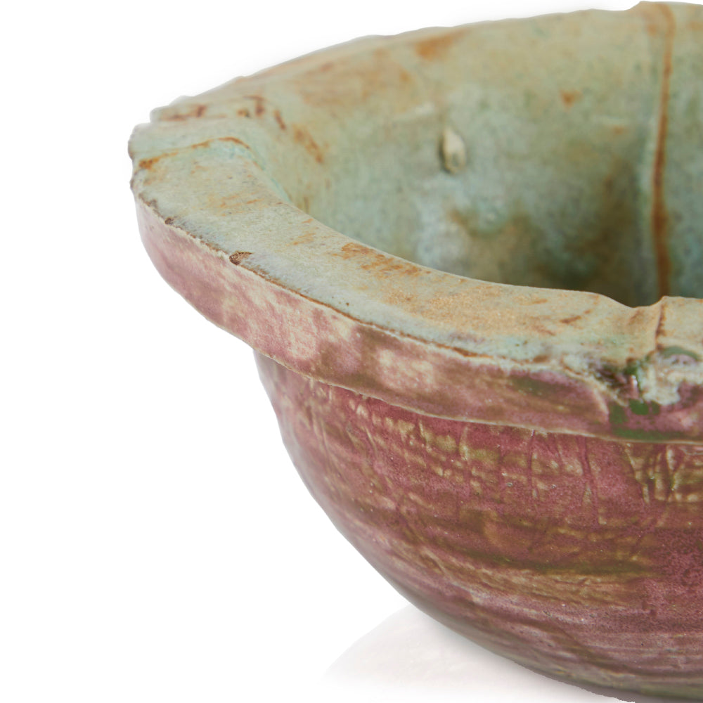 Green Red Ceramic Bowl (A+D)