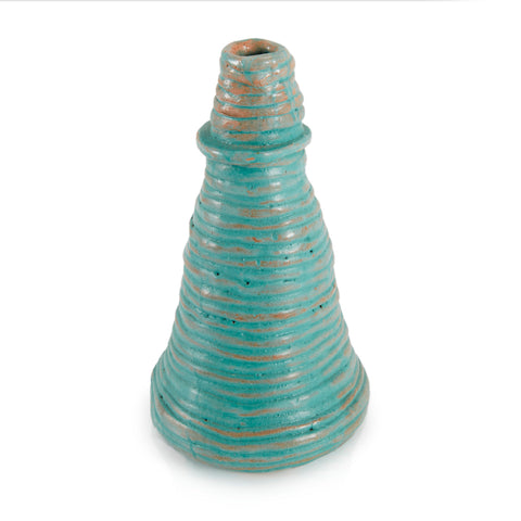 Blue Ceramic Bottle Vase (A+D)