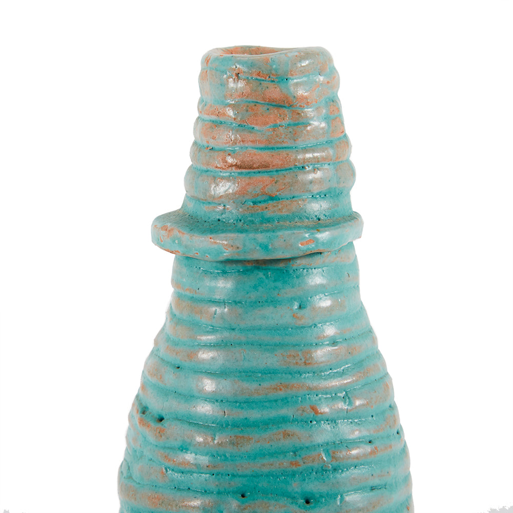 Blue Ceramic Bottle Vase (A+D)